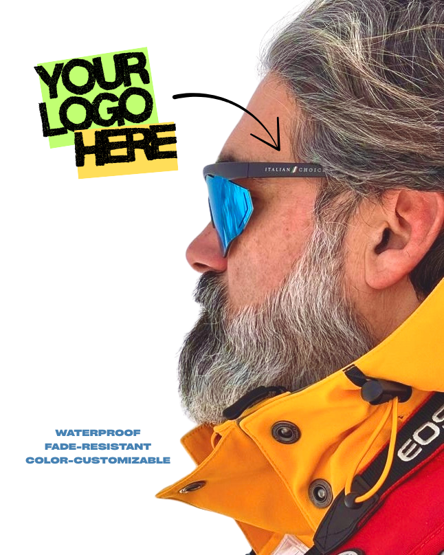 Customized sunglasses for teams and events